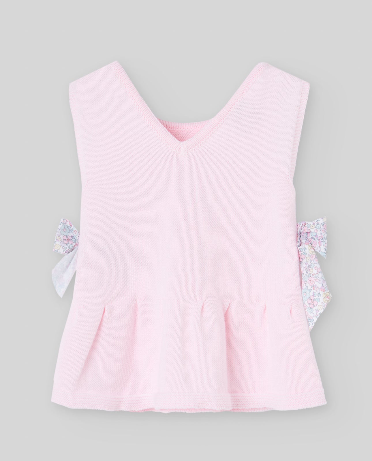Knit Top and Floral Bloomer Set